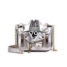 Load image into Gallery viewer, Rivet Zipper Jacket Crossbody Bag
