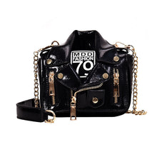 Load image into Gallery viewer, Rivet Zipper Jacket Crossbody Bag
