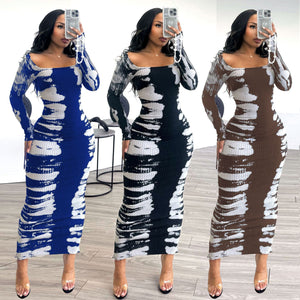 “Come See Me” Sexy Tie-dye Dress