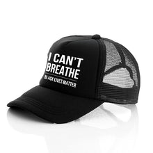 Load image into Gallery viewer, I can&#39;t Breathe Summer Hat Adjustable Sports Hats Baseball Caps
