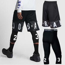 Load image into Gallery viewer, Men Basketball Sets QUICK-DRY Workout Board Shorts + Tights
