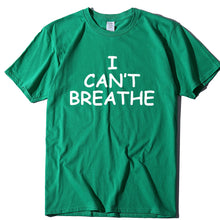 Load image into Gallery viewer, I Can&#39;t Breathe Letter Print Short Sleeve T-Shirt
